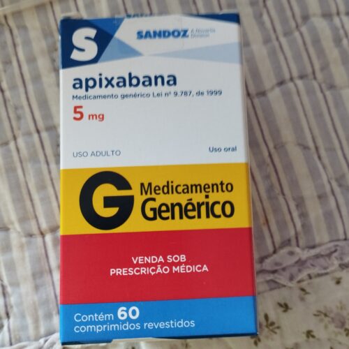 Apixabana 5mg 60 comprimidos