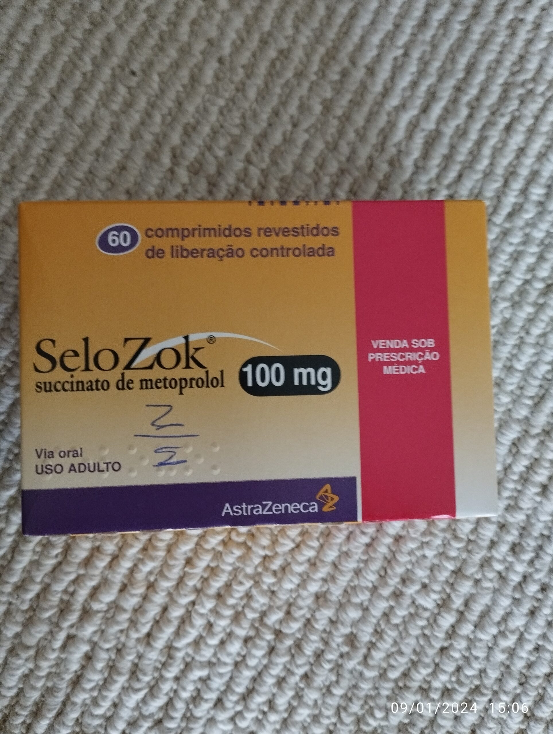 Selozok 100mg 60 comprimidos